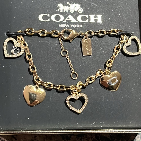 Coach Heart Multi Charm Bracelet - Picture 5 of 5